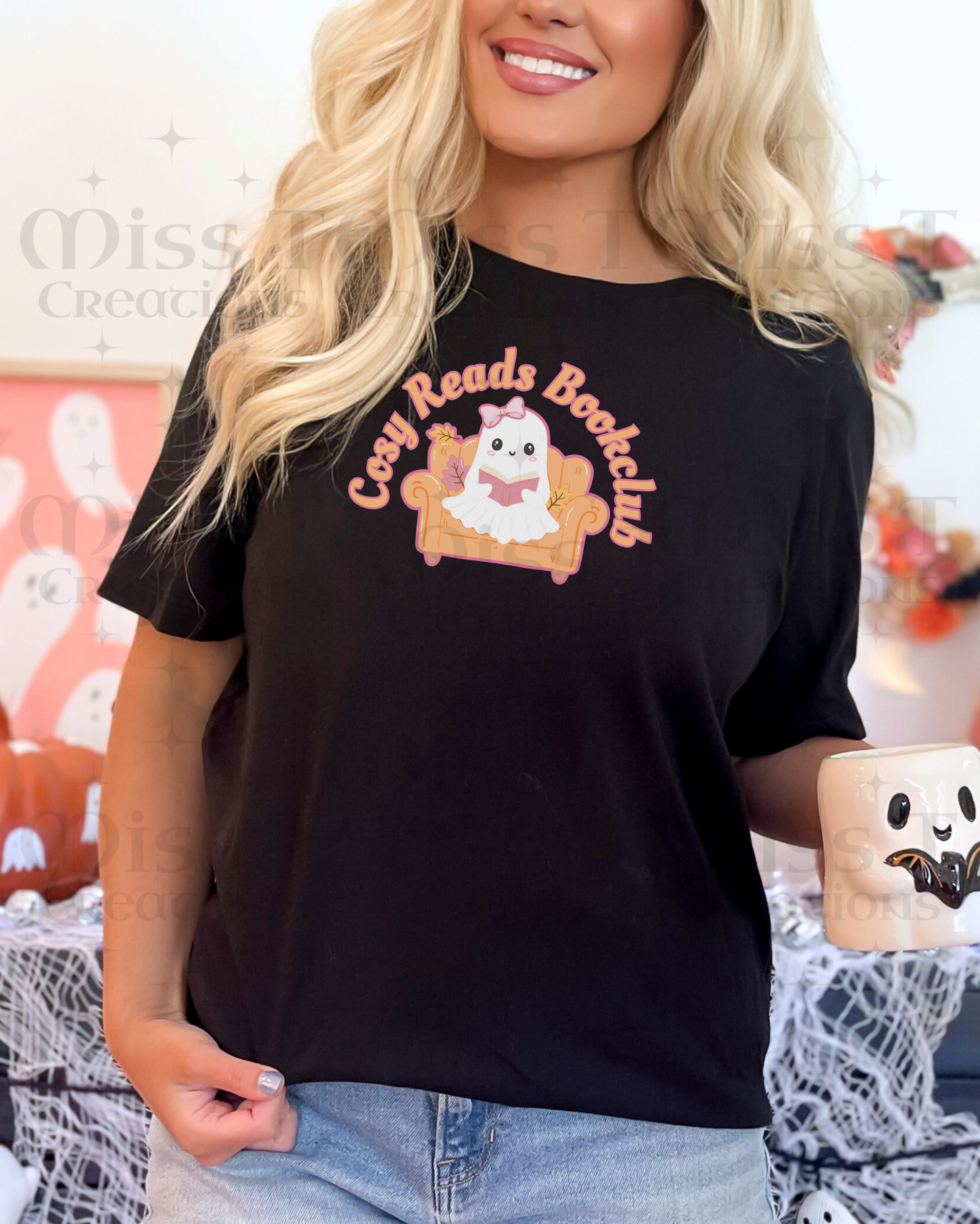 Cosy Reads Bookclub Black Tshirt