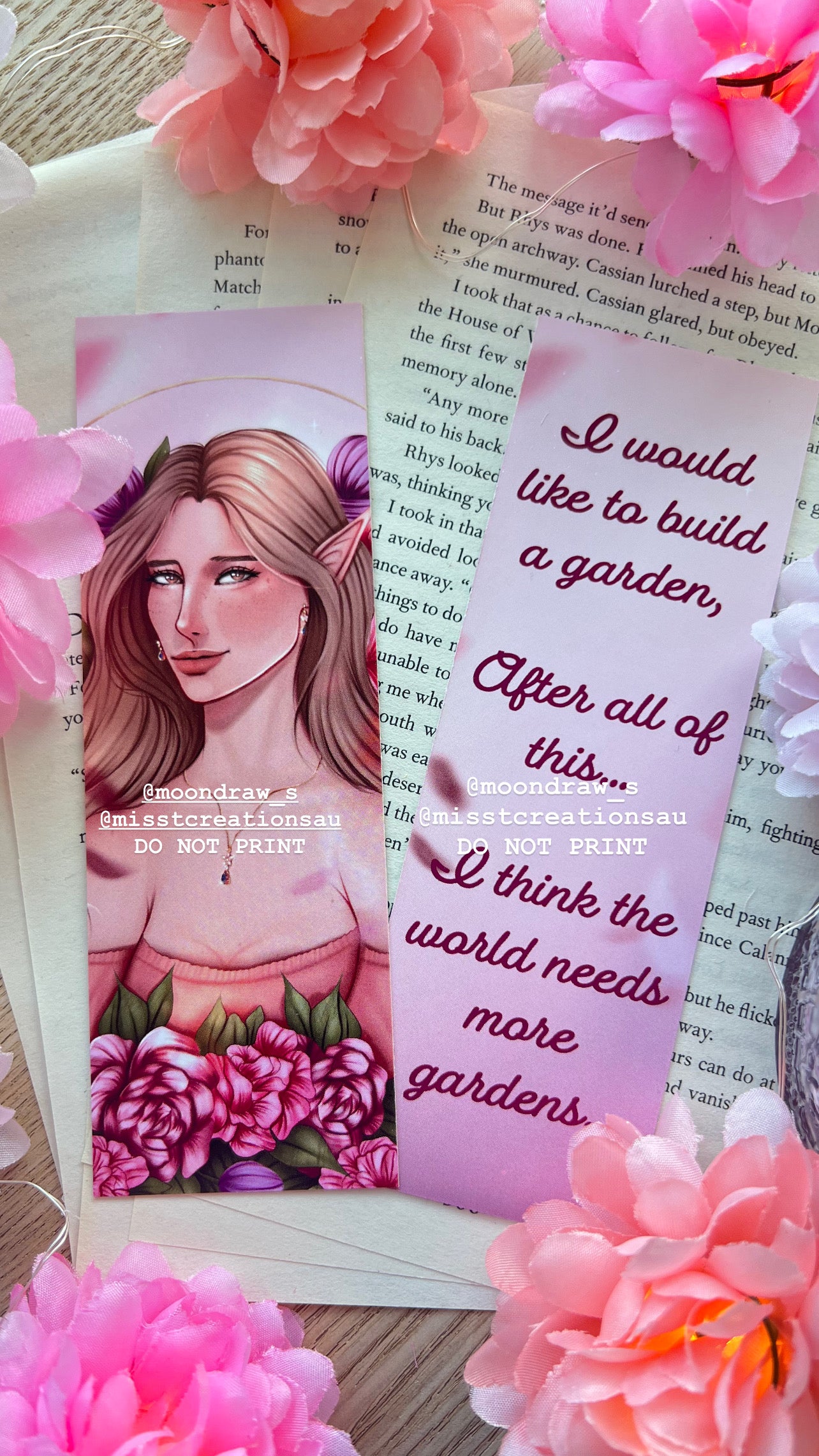 Elain Spring Bloom Bookmark