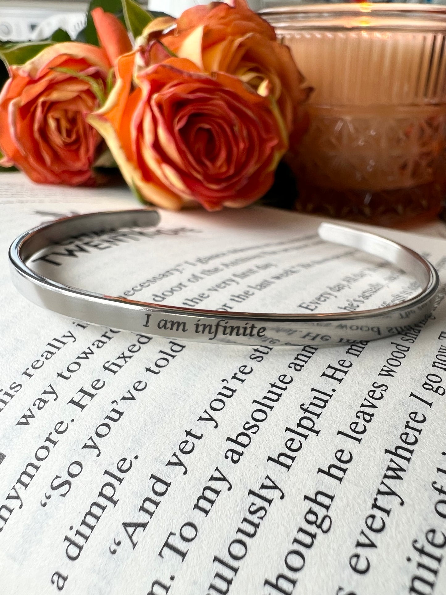 Fourth Wing Quote Bangle