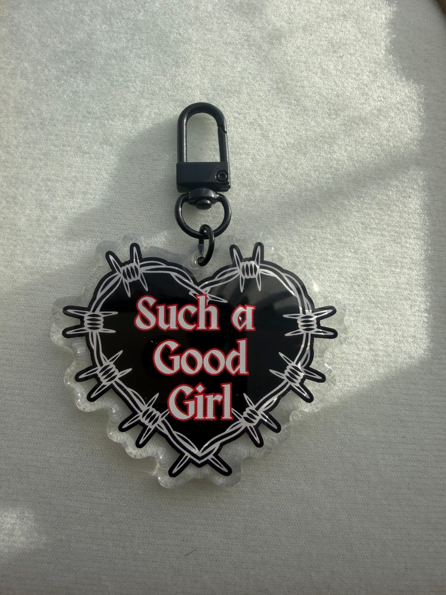 Dark Romance Keyring
