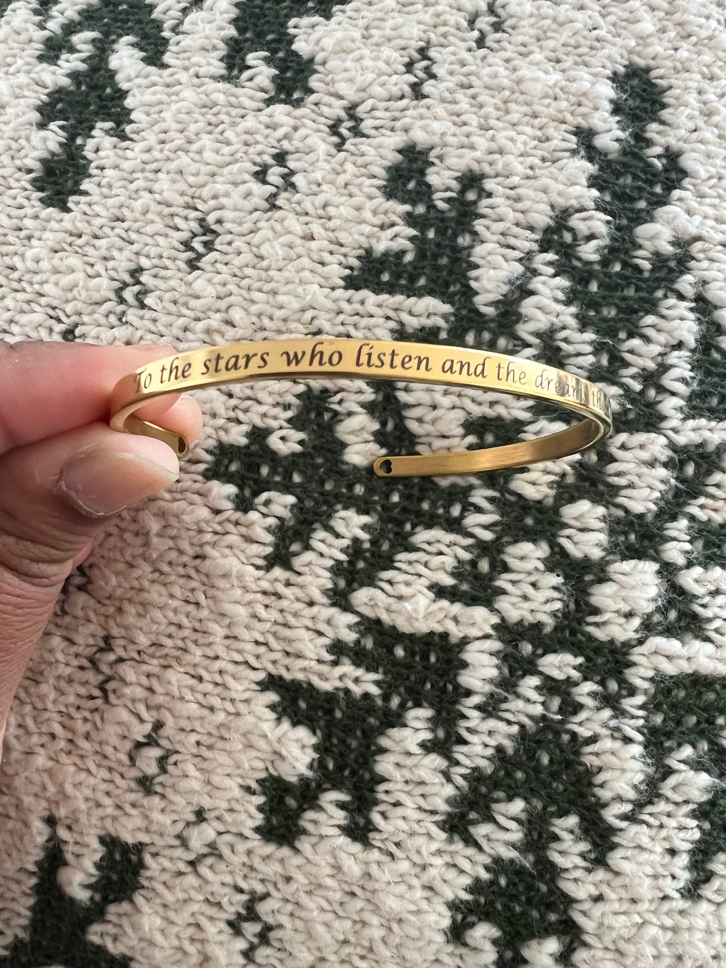 ACOTAR Quote Bangle