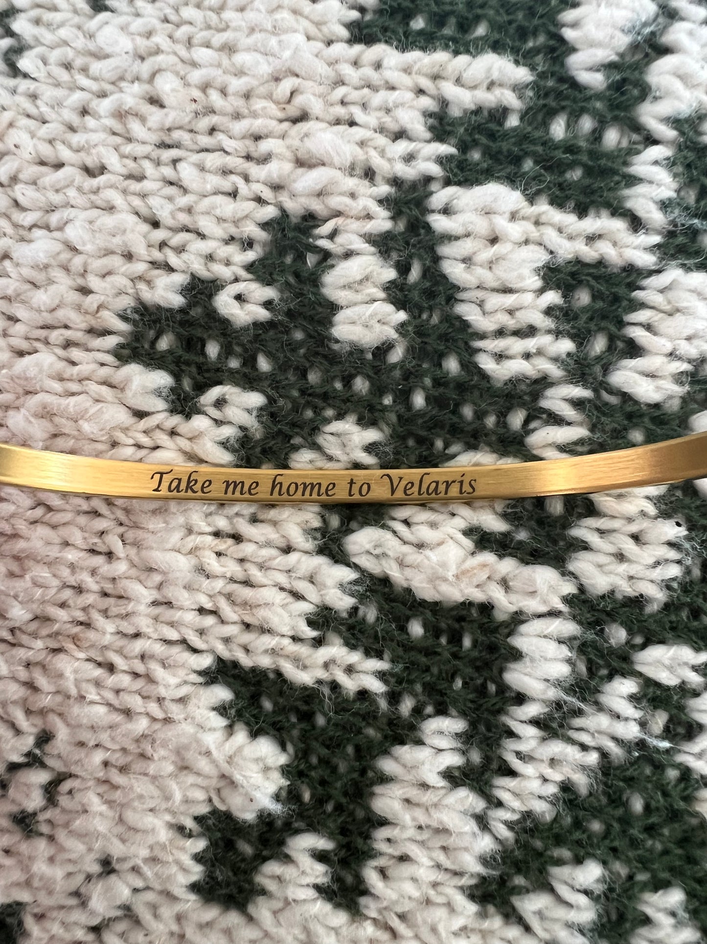 ACOTAR Quote Bangle
