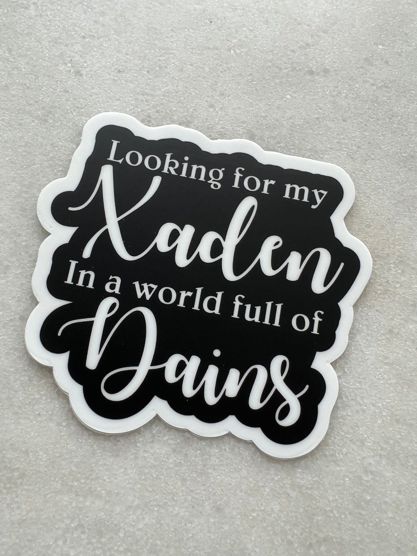 Looking for my Xaden sticker