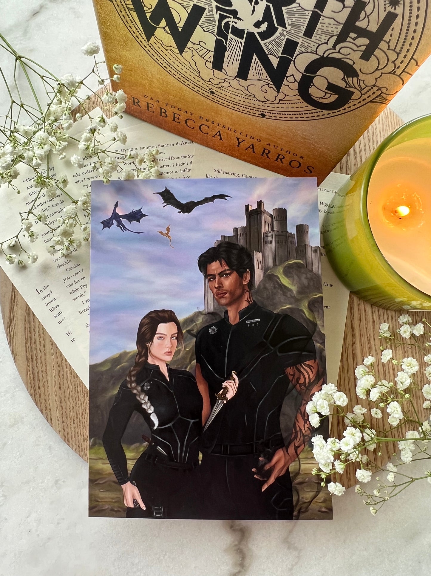 Dragon Riders Fourth Wing Art Print