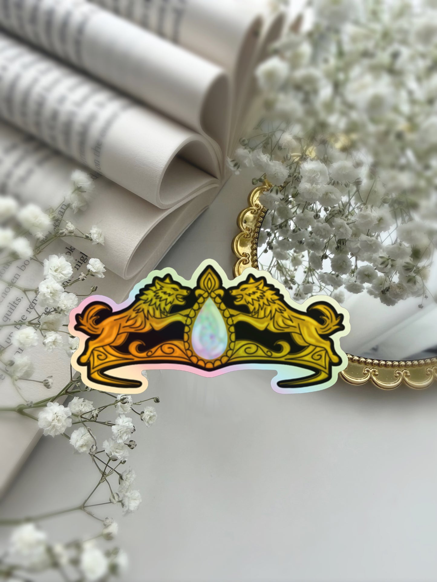 Sturmfrost Crown Holographic Sticker