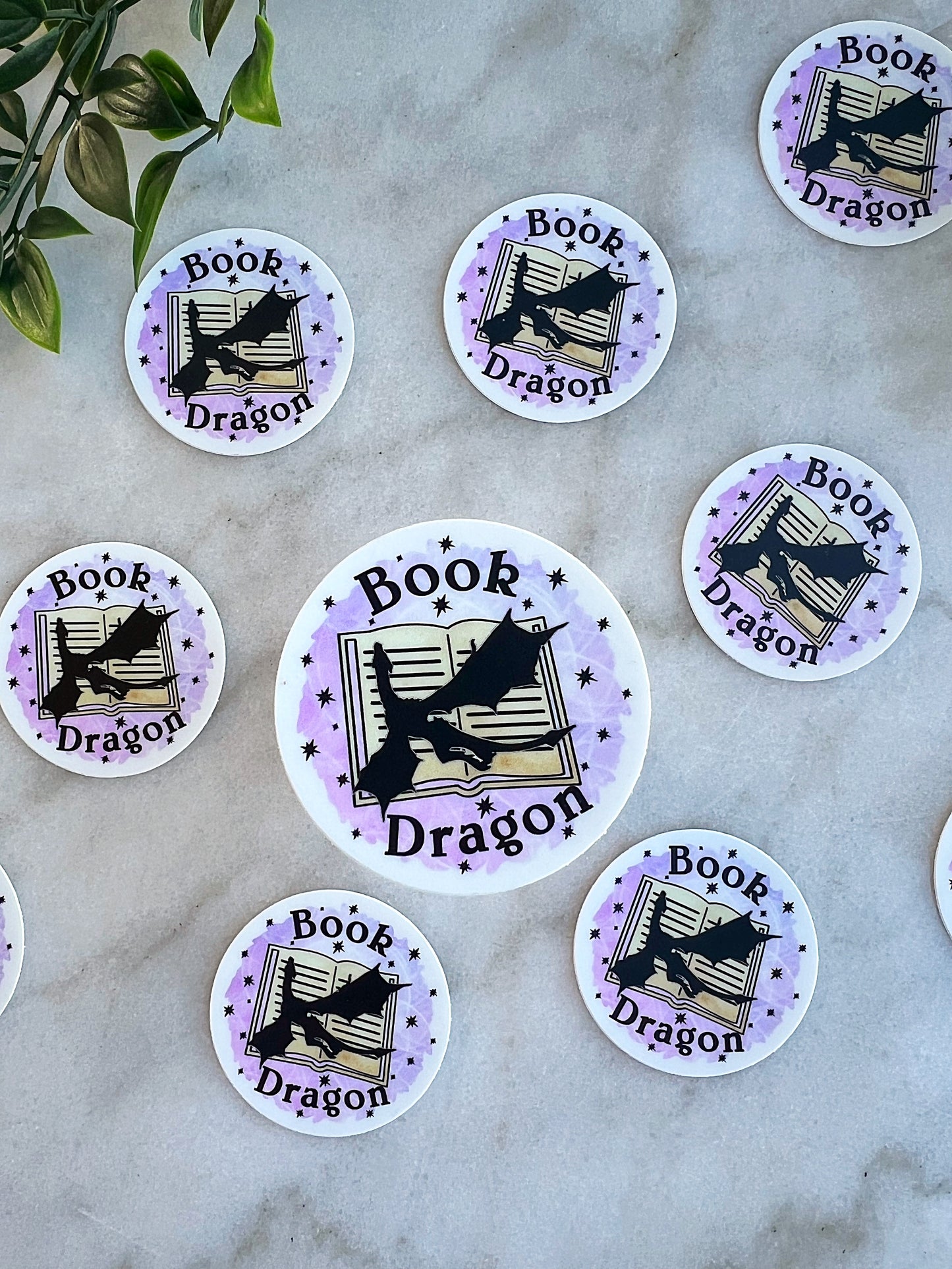 Book Dragon sticker
