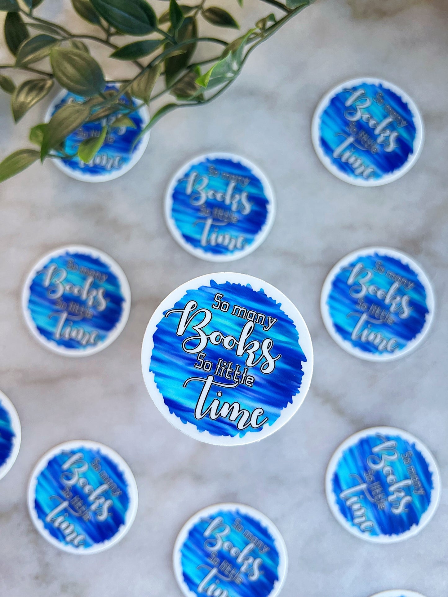 So many Books so little time sticker