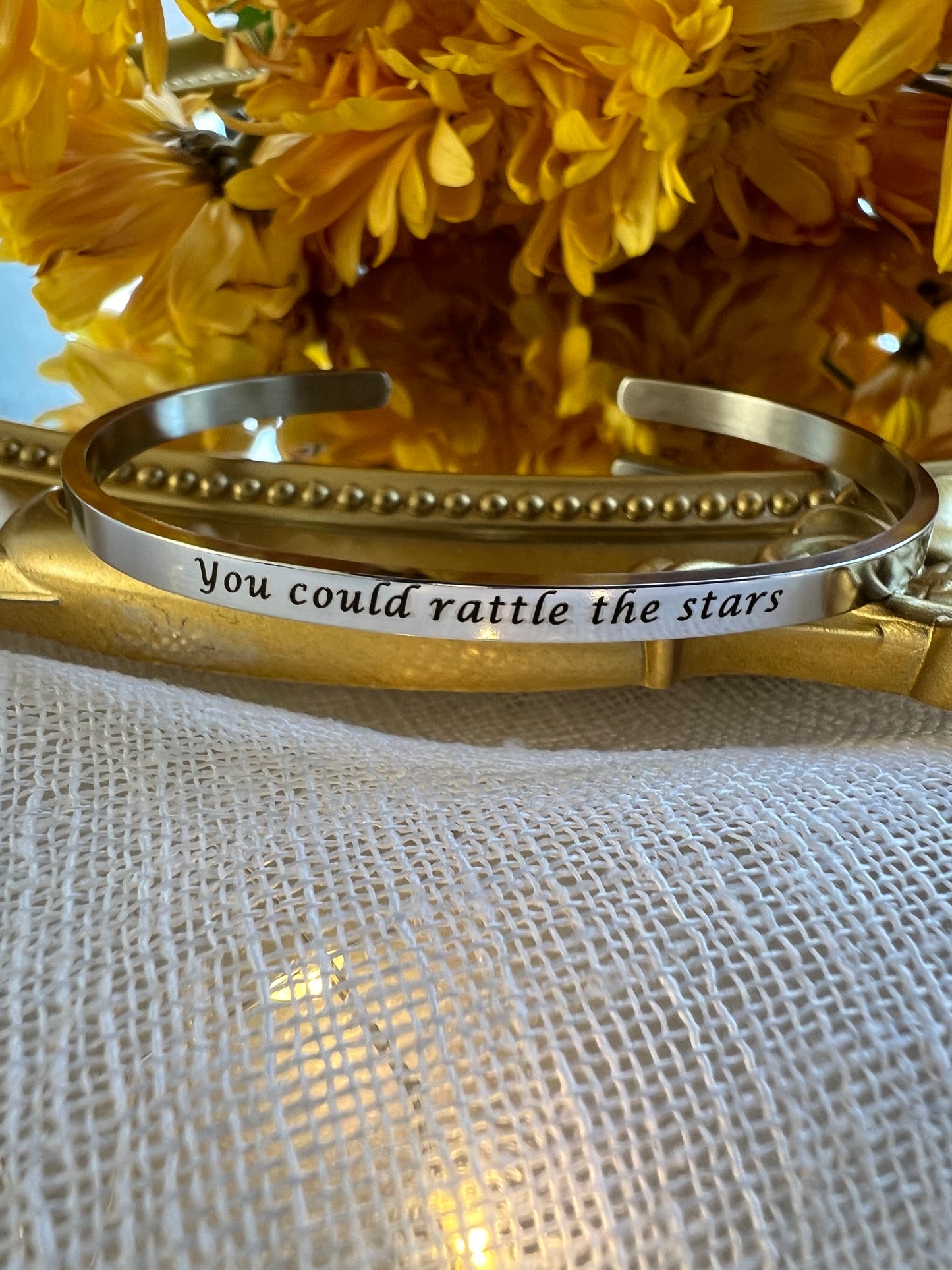 Throne of Glass Quote Bangle