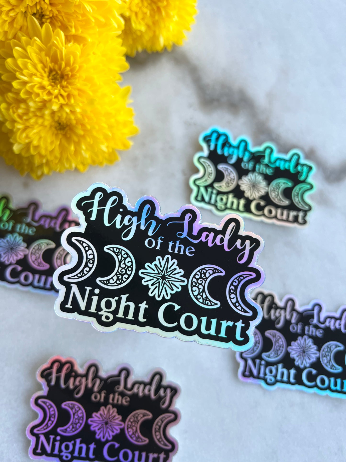 High Lady Holographic Sticker