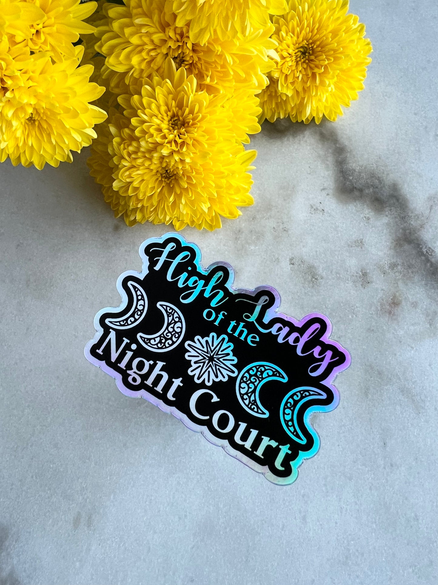 High Lady Holographic Sticker