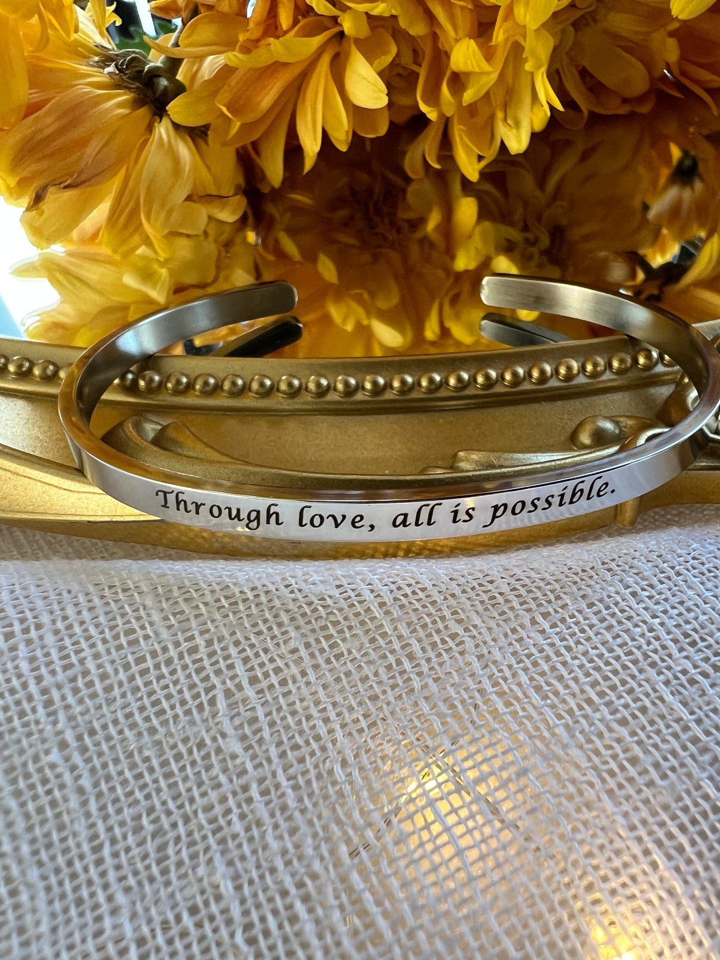 Crescent City Quote Bangle