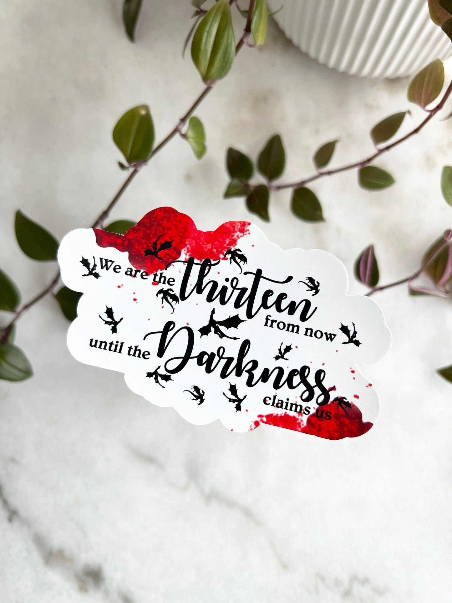 From now until the darkness Removable sticker