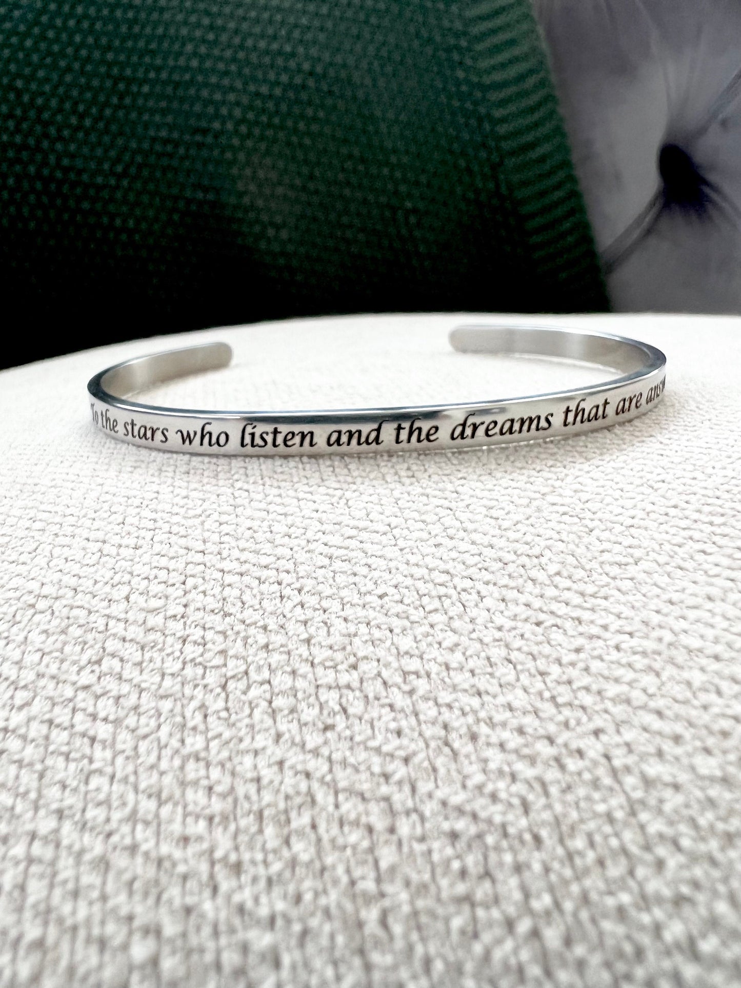 ACOTAR Quote Bangle