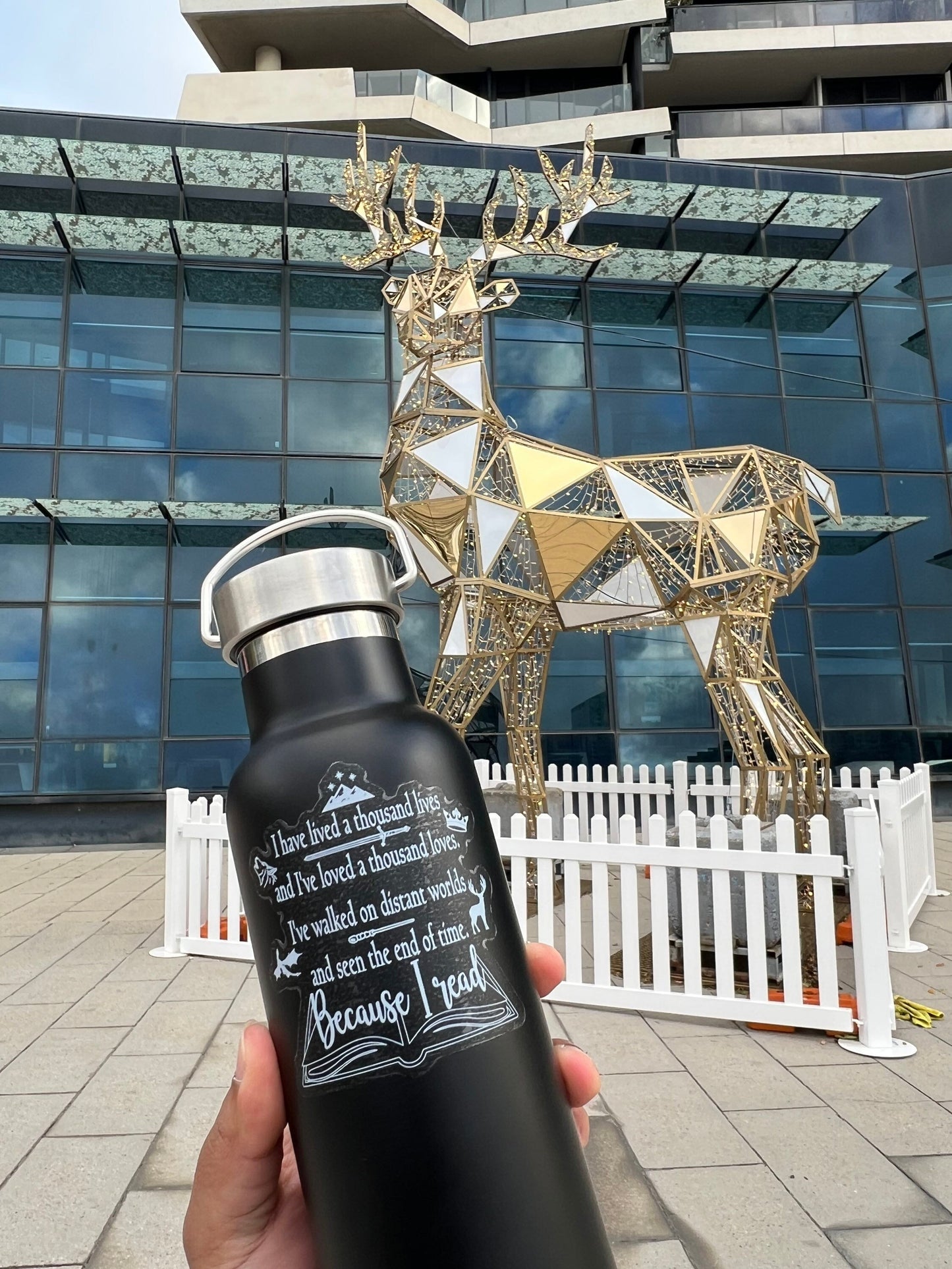 I have lived a thousand lives clear sticker