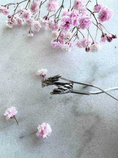 Winged book boyfriend rings