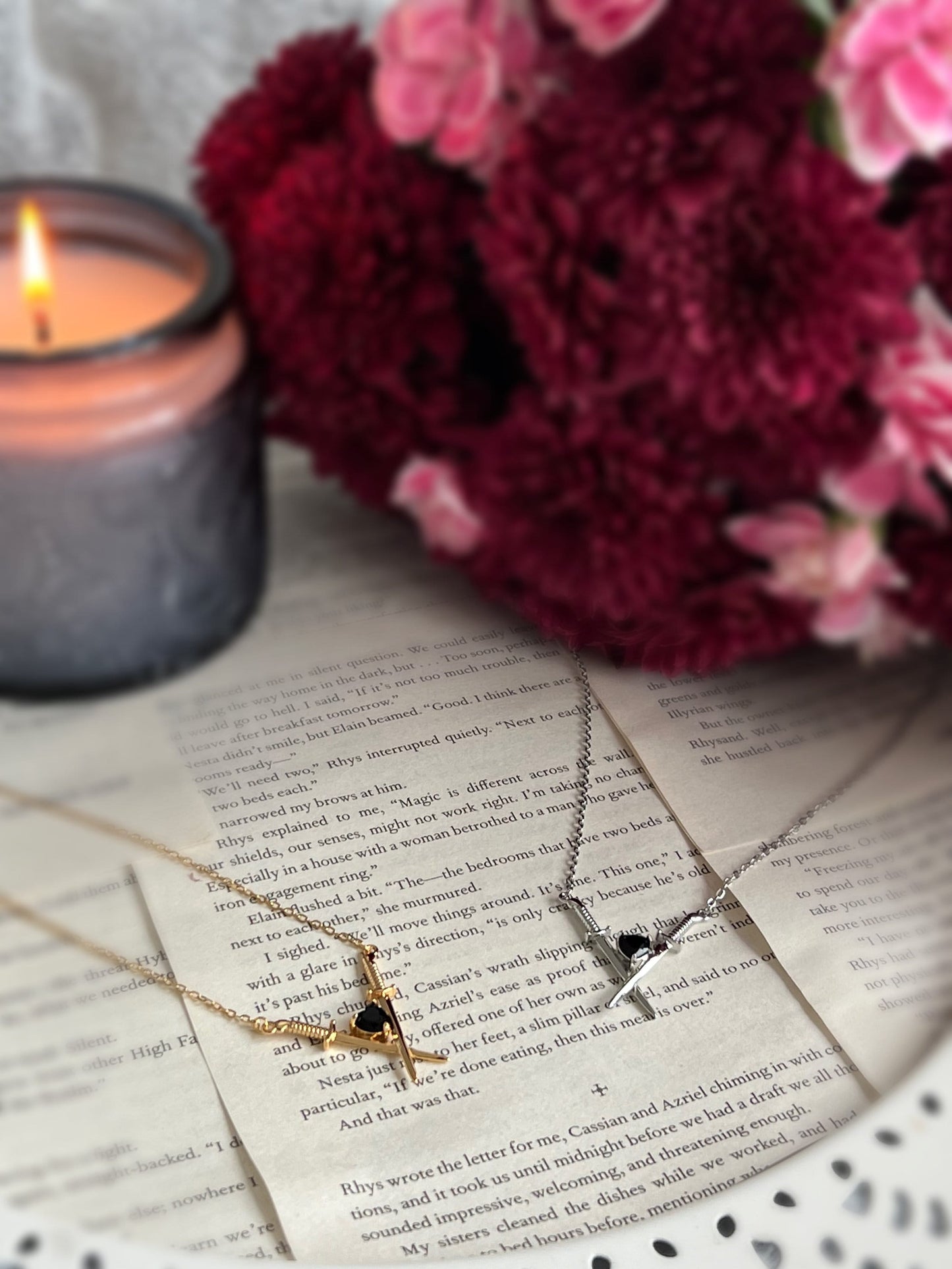 Enemies to lovers necklace