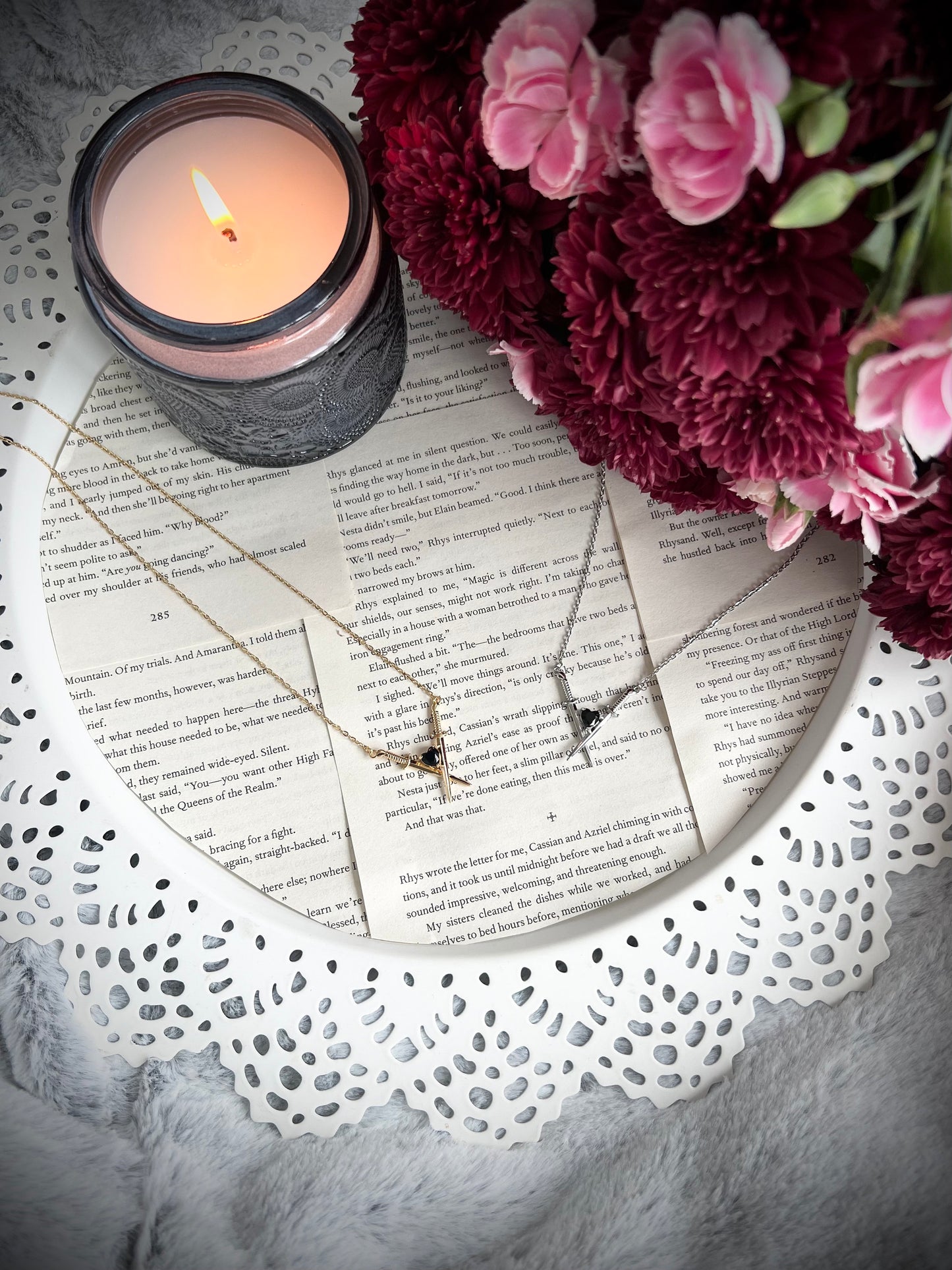 Enemies to lovers necklace