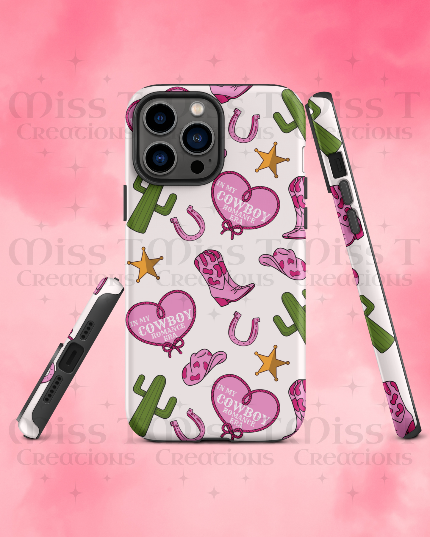 Cowboy Romance Tough Phone case for iPhone