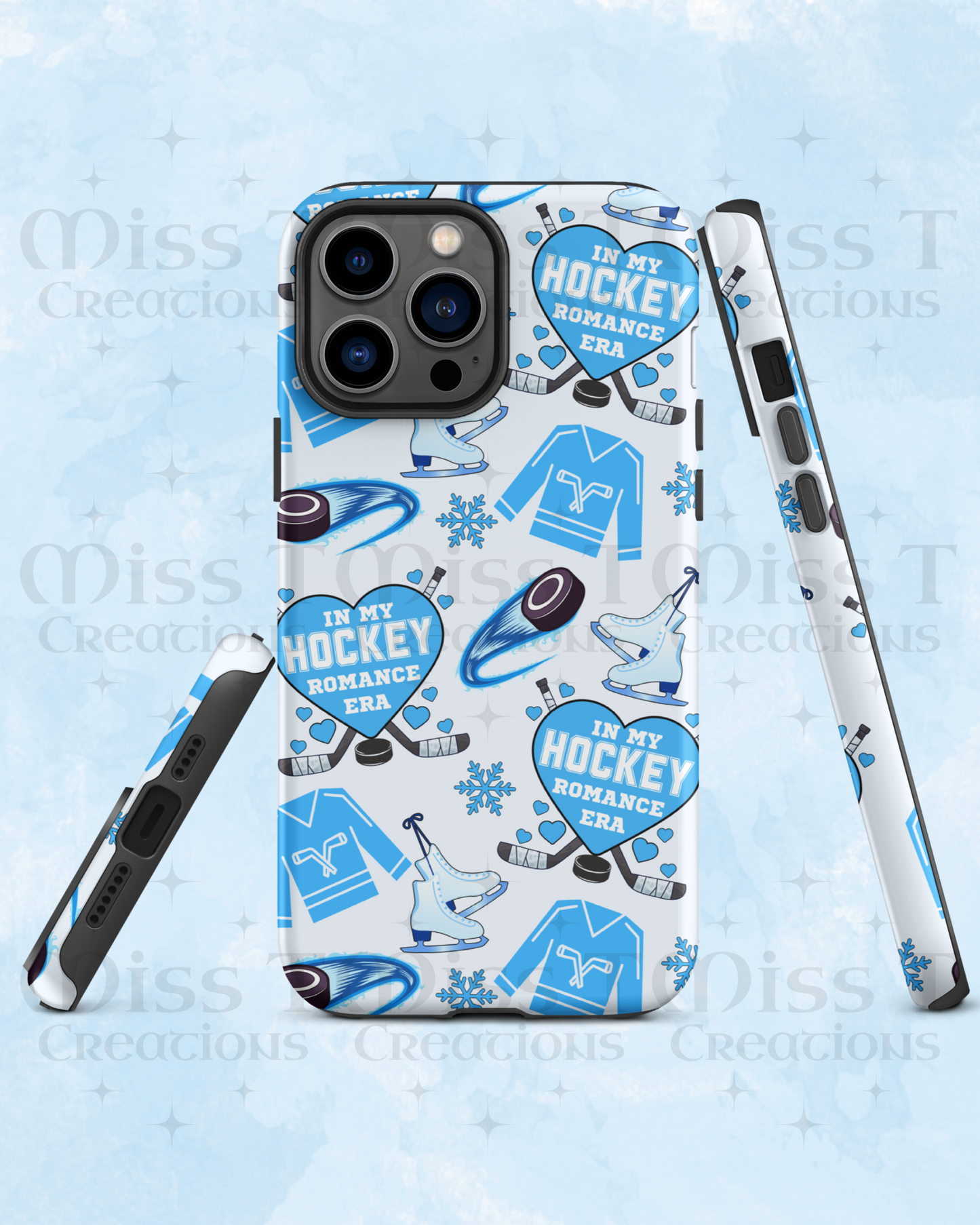 Hockey Romance Tough Phone case for iPhone