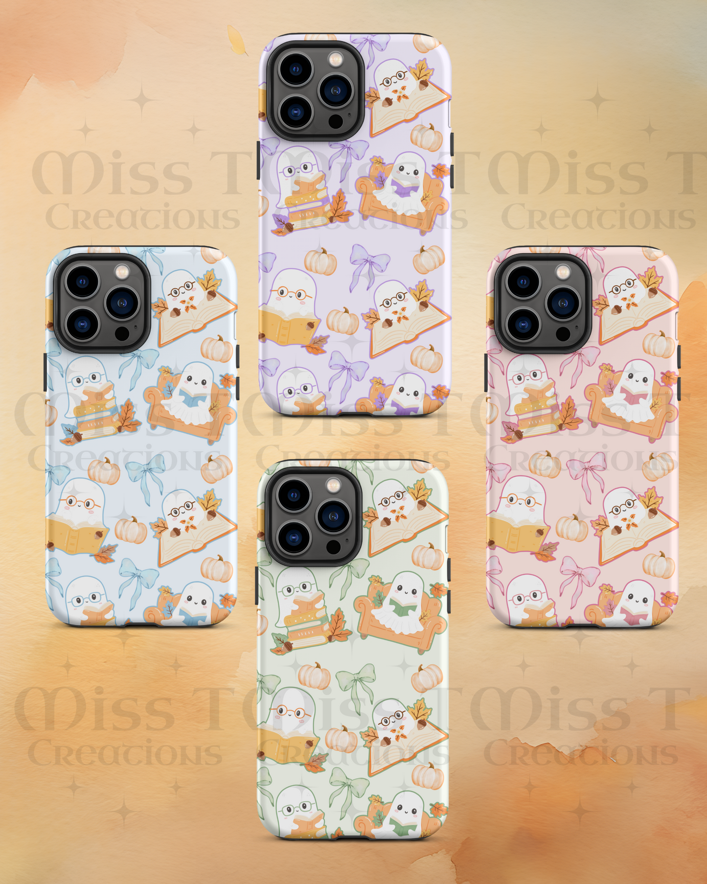 Bookish Ghosties Tough Phone case for iPhone