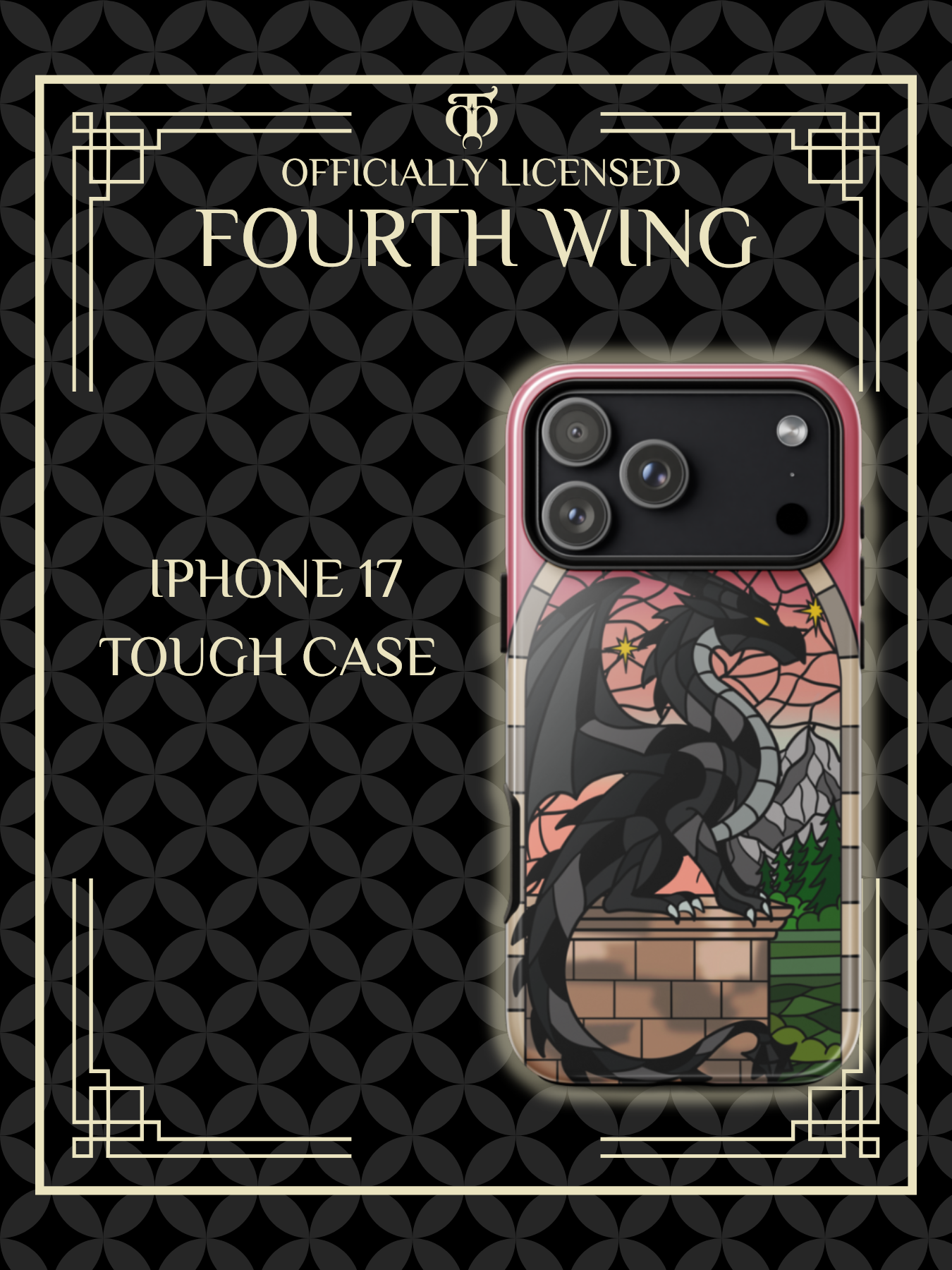 Fourth Wing Dragon Ledge iPhone Case