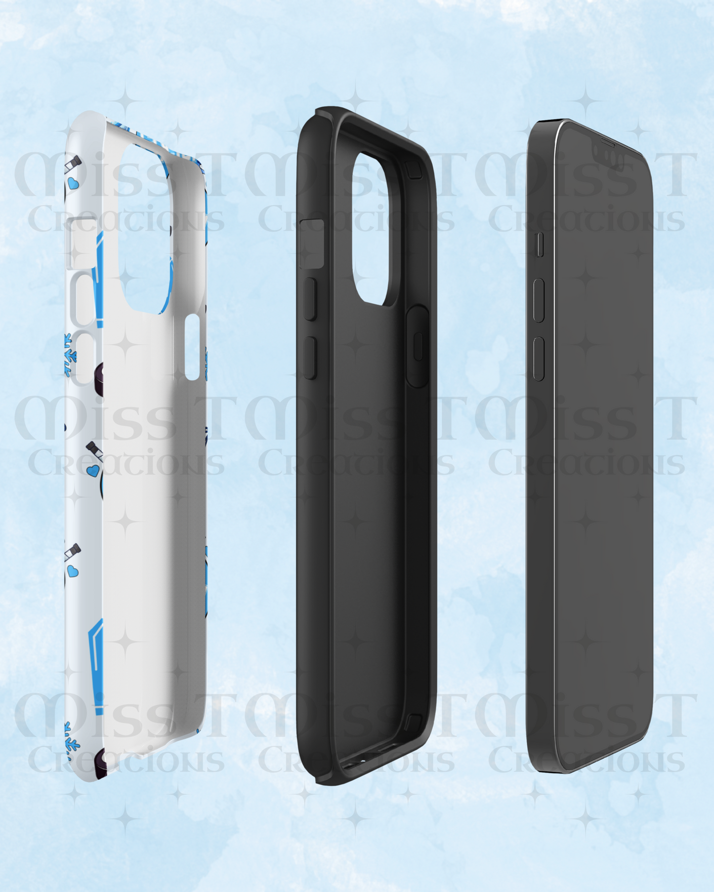 Hockey Romance Tough Phone case for iPhone
