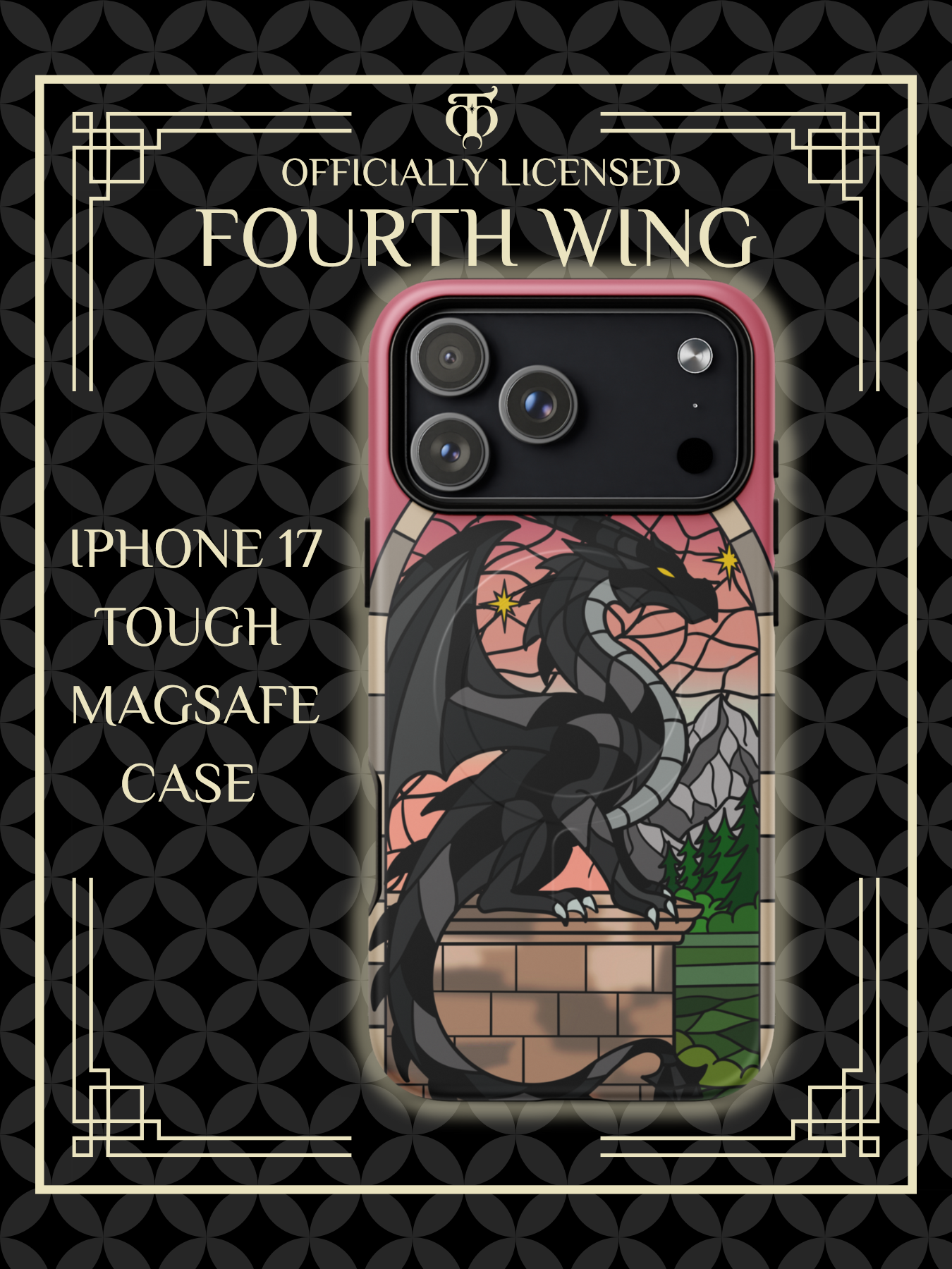 Fourth Wing Dragon Ledge iPhone Case