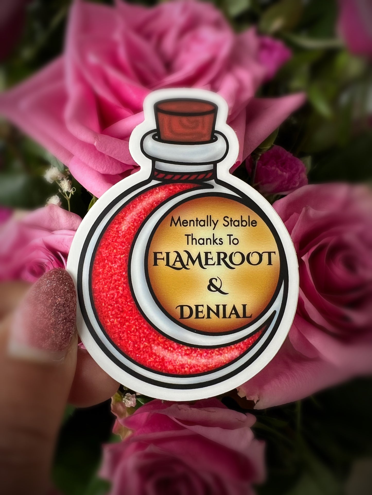Flameroot Sticker