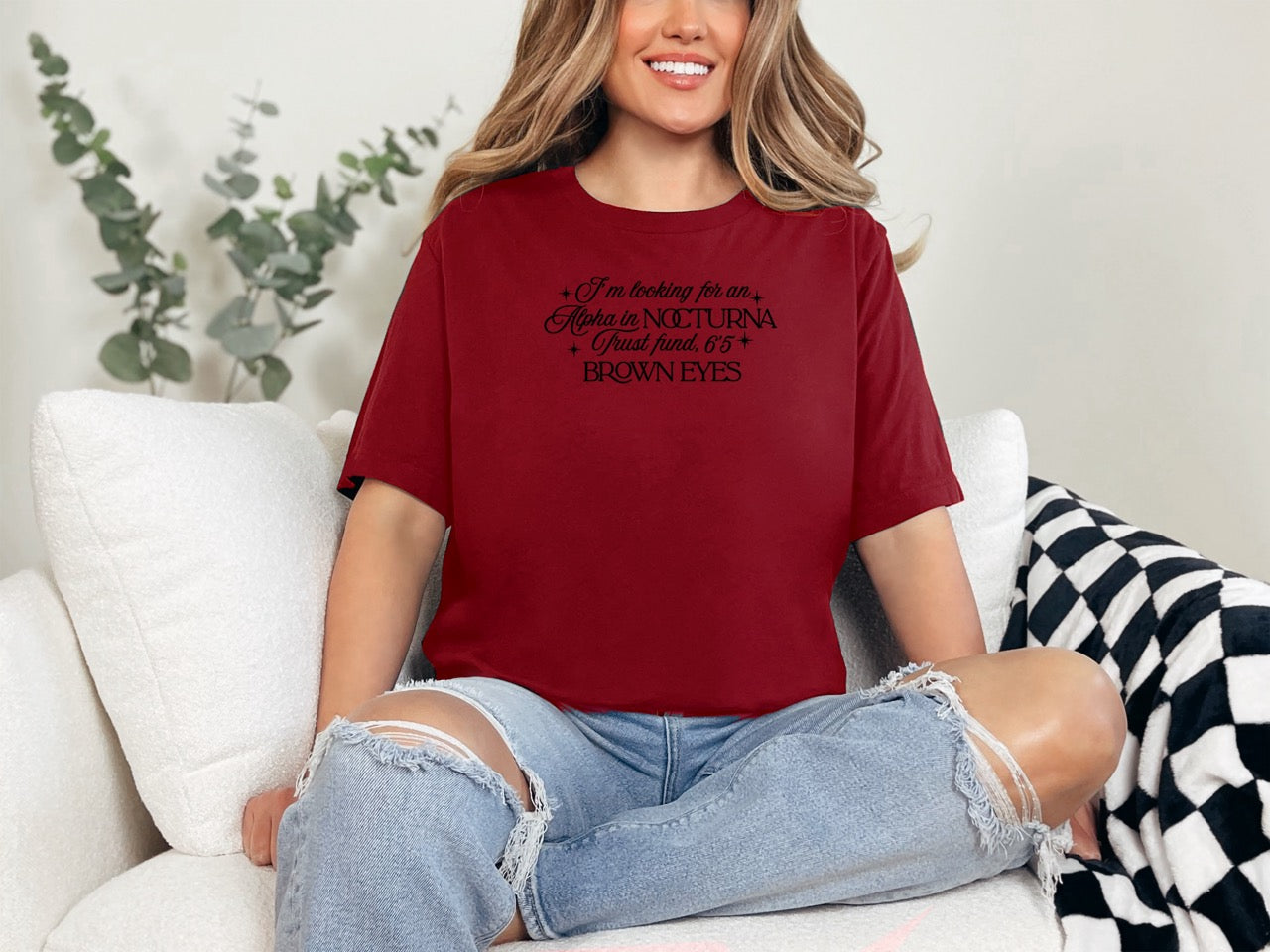 I'm looking for an alpha Tshirt