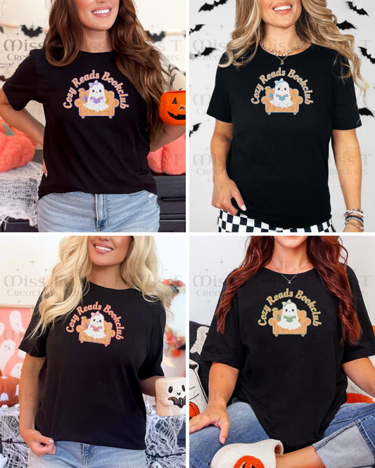 Cosy Reads Bookclub Black Tshirt
