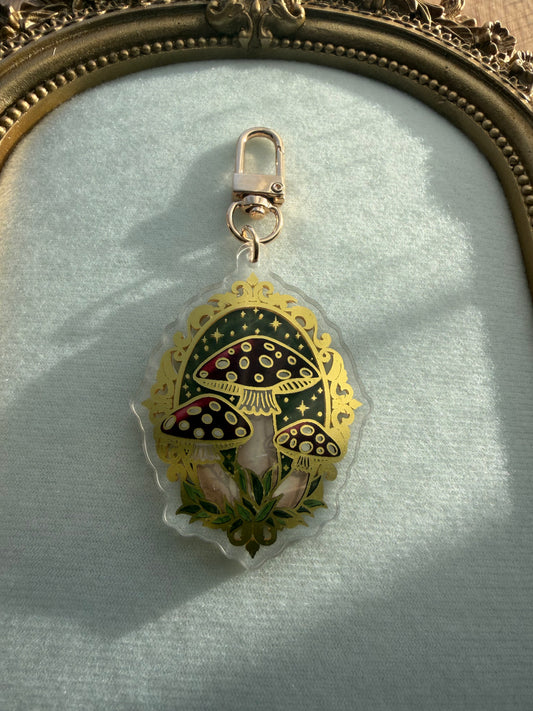 Magical mushroom Keyring
