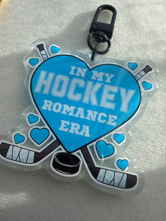 Hockey Romance Keyring