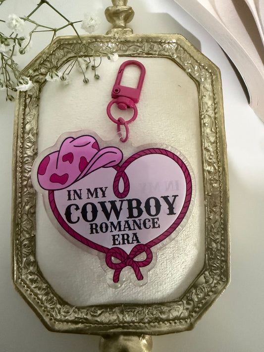 Cowboy Romance Keyring
