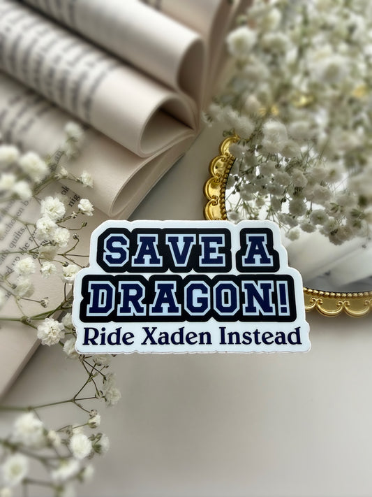 Save a Dragon Sticker