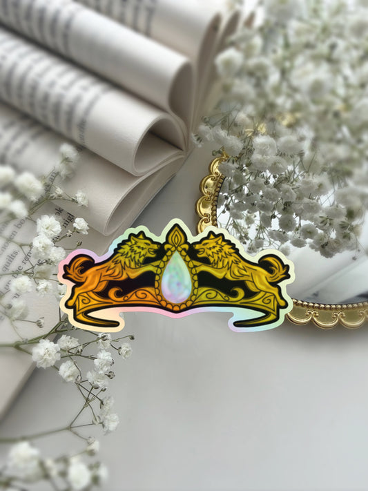 Sturmfrost Crown Holographic Sticker
