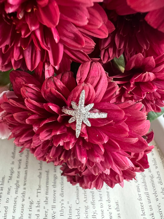 Winter Solstice Star Ear Cuff