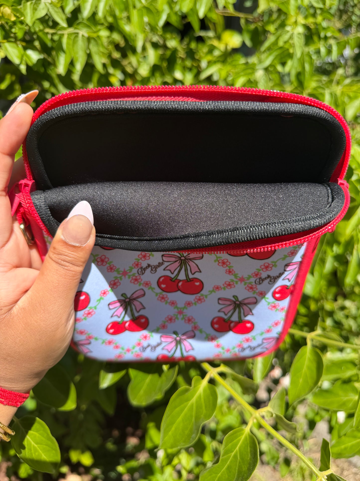 Book Girlie Cherry E-reader & cup sleeve Combo