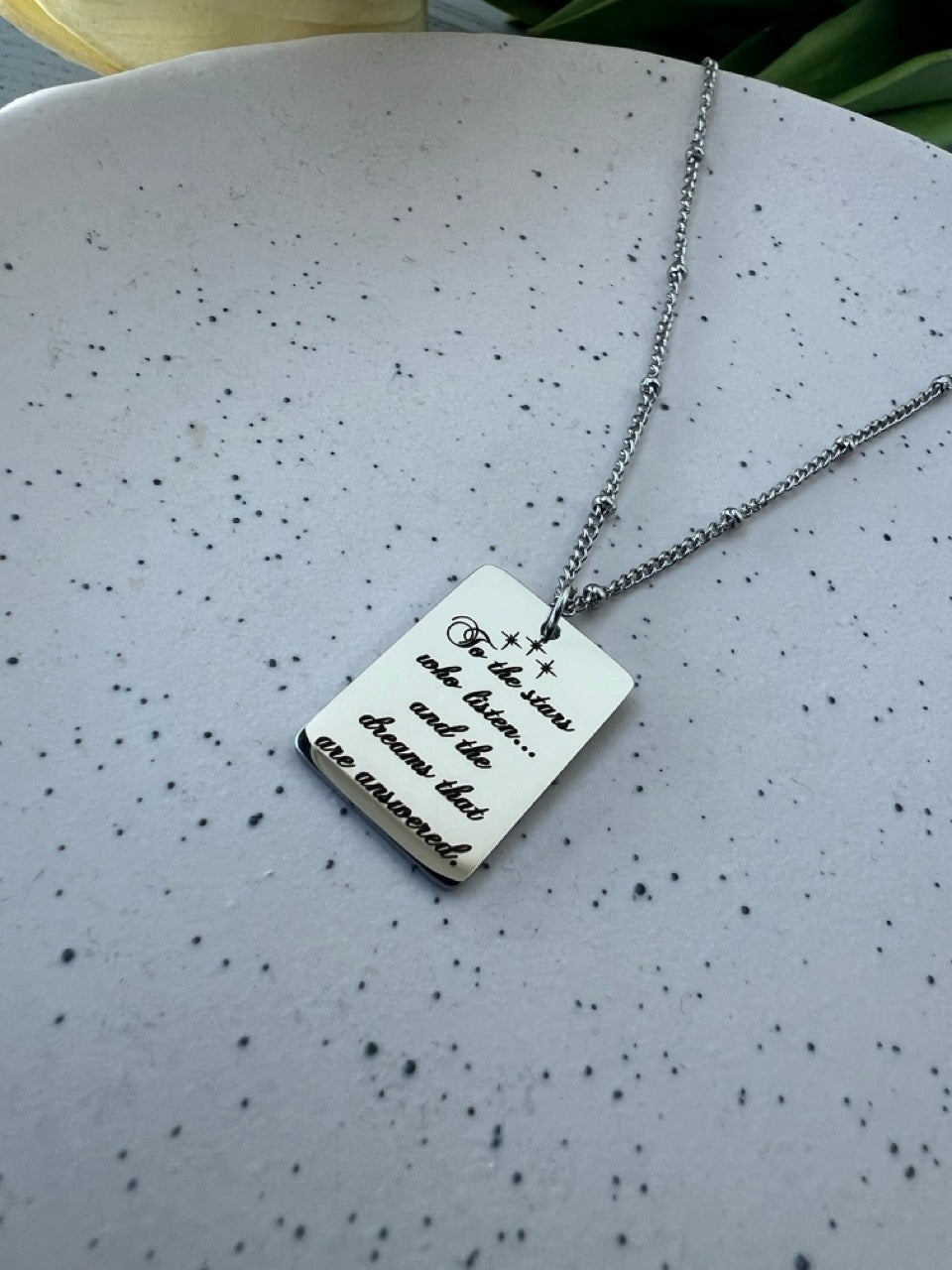 SJM Quote necklaces