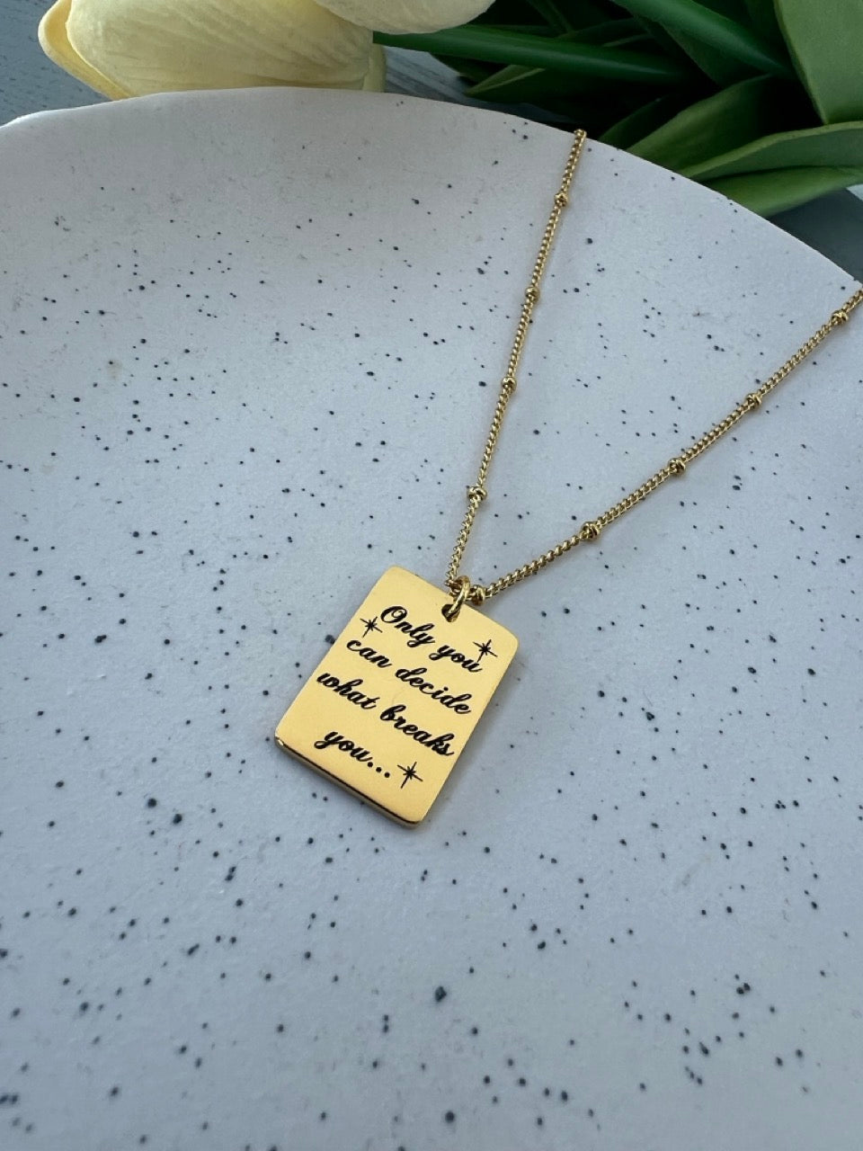 SJM Quote necklaces