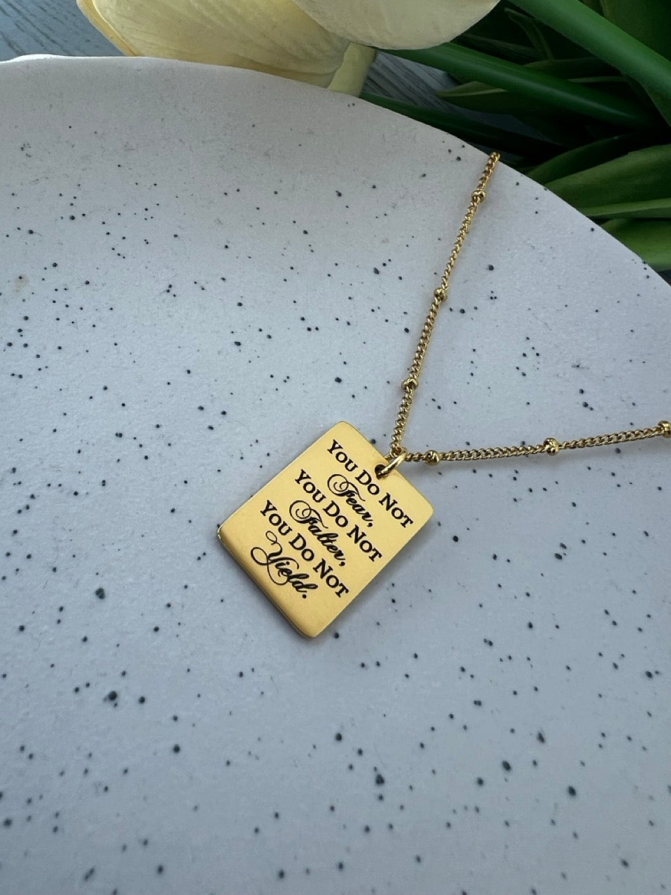 SJM Quote necklaces