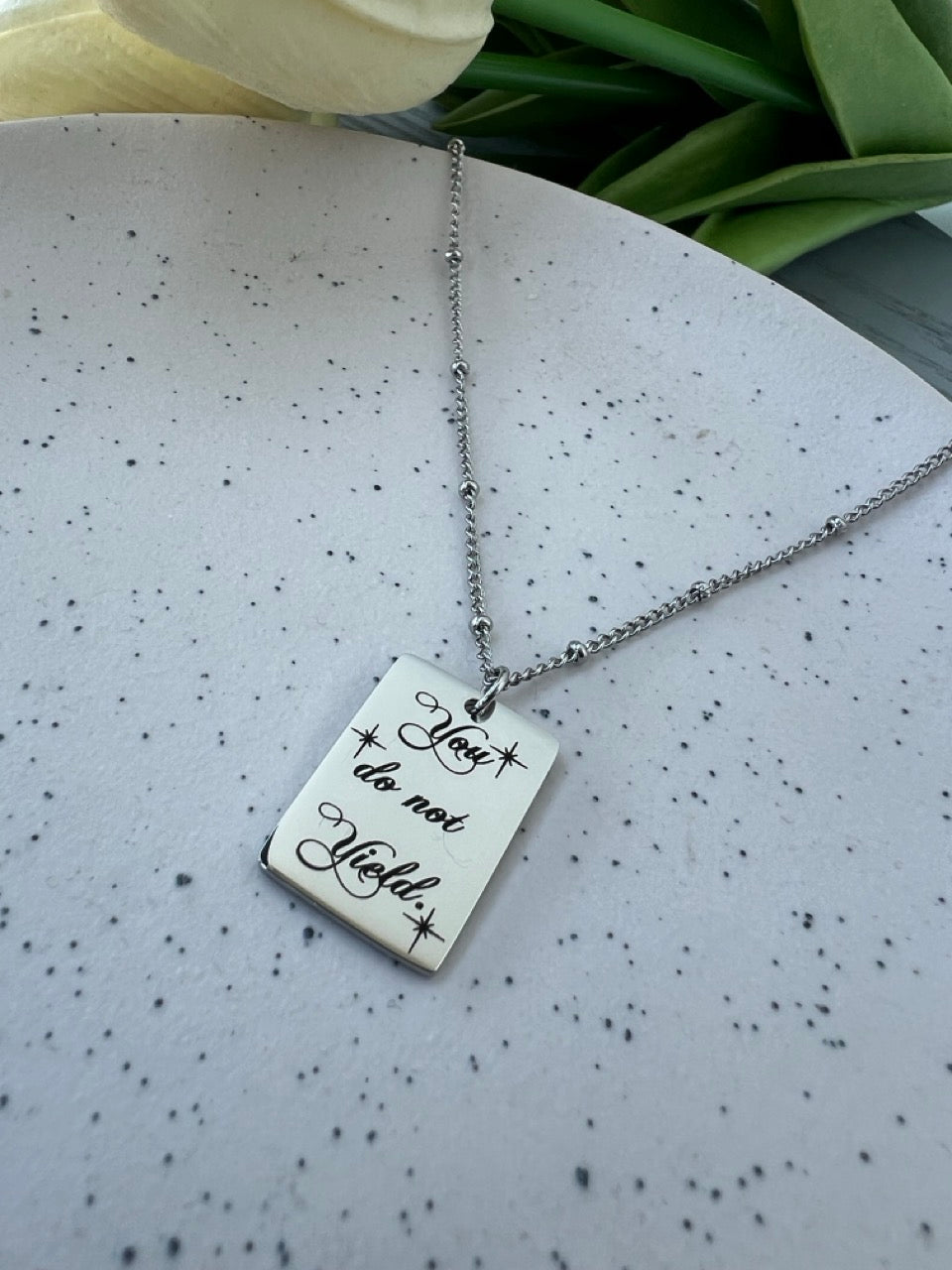 SJM Quote necklaces