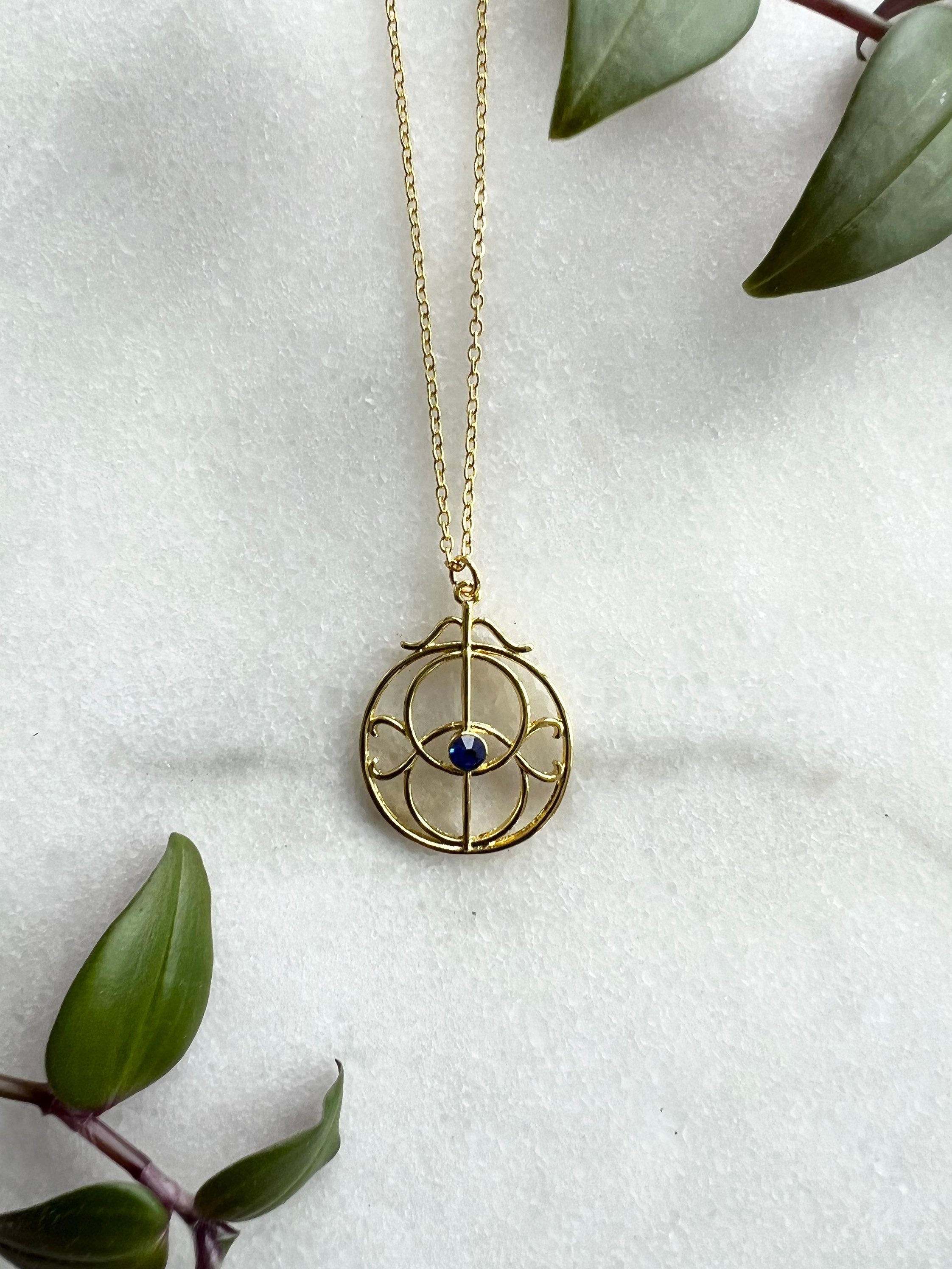 Cute Elena Eye Pendant Necklace for Men Women Choker Glass Throne Bookish  Jewelry Necklace Halloween Jewelry Gift - AliExpress
