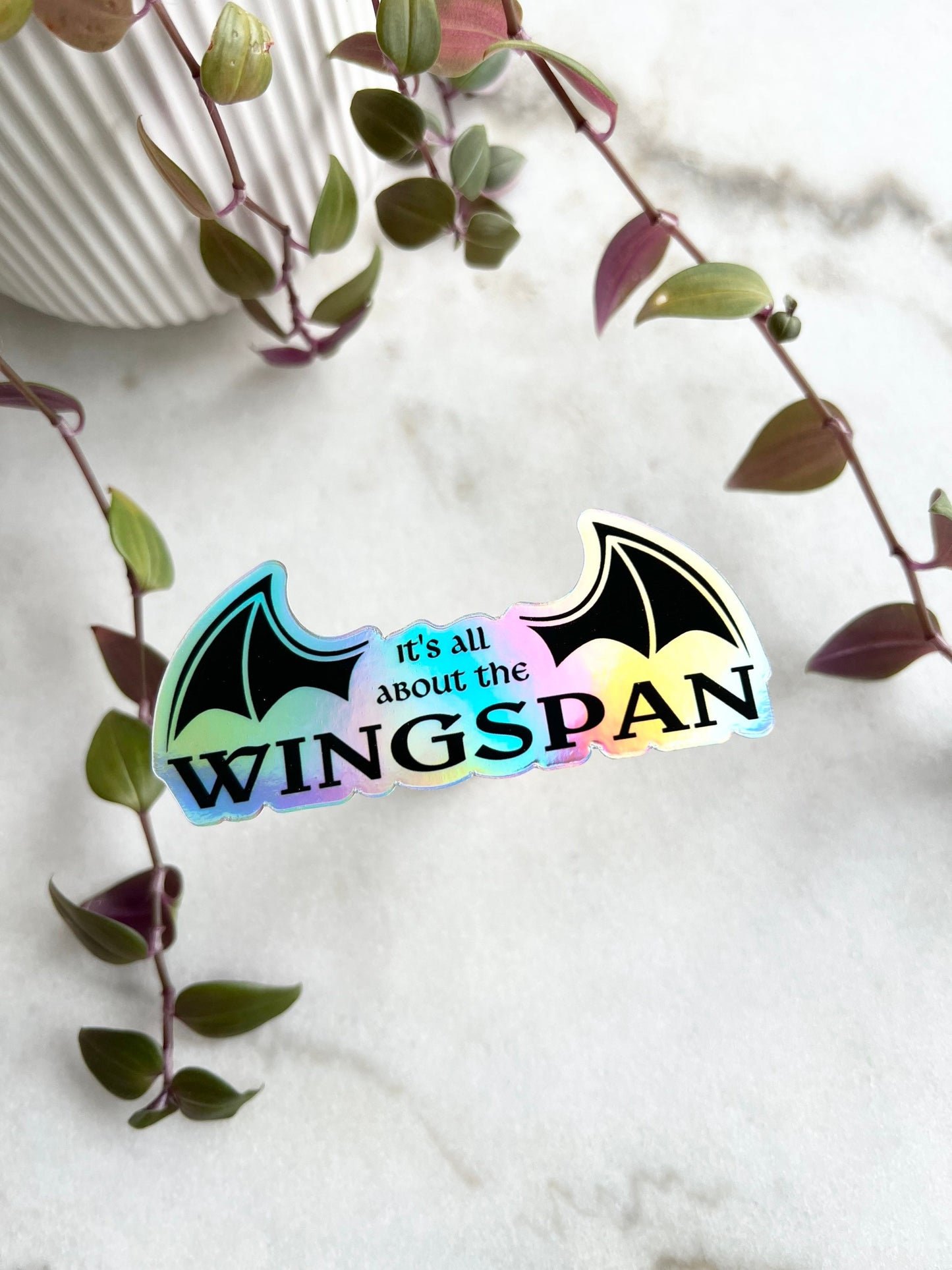 Wingspan holographic sticker