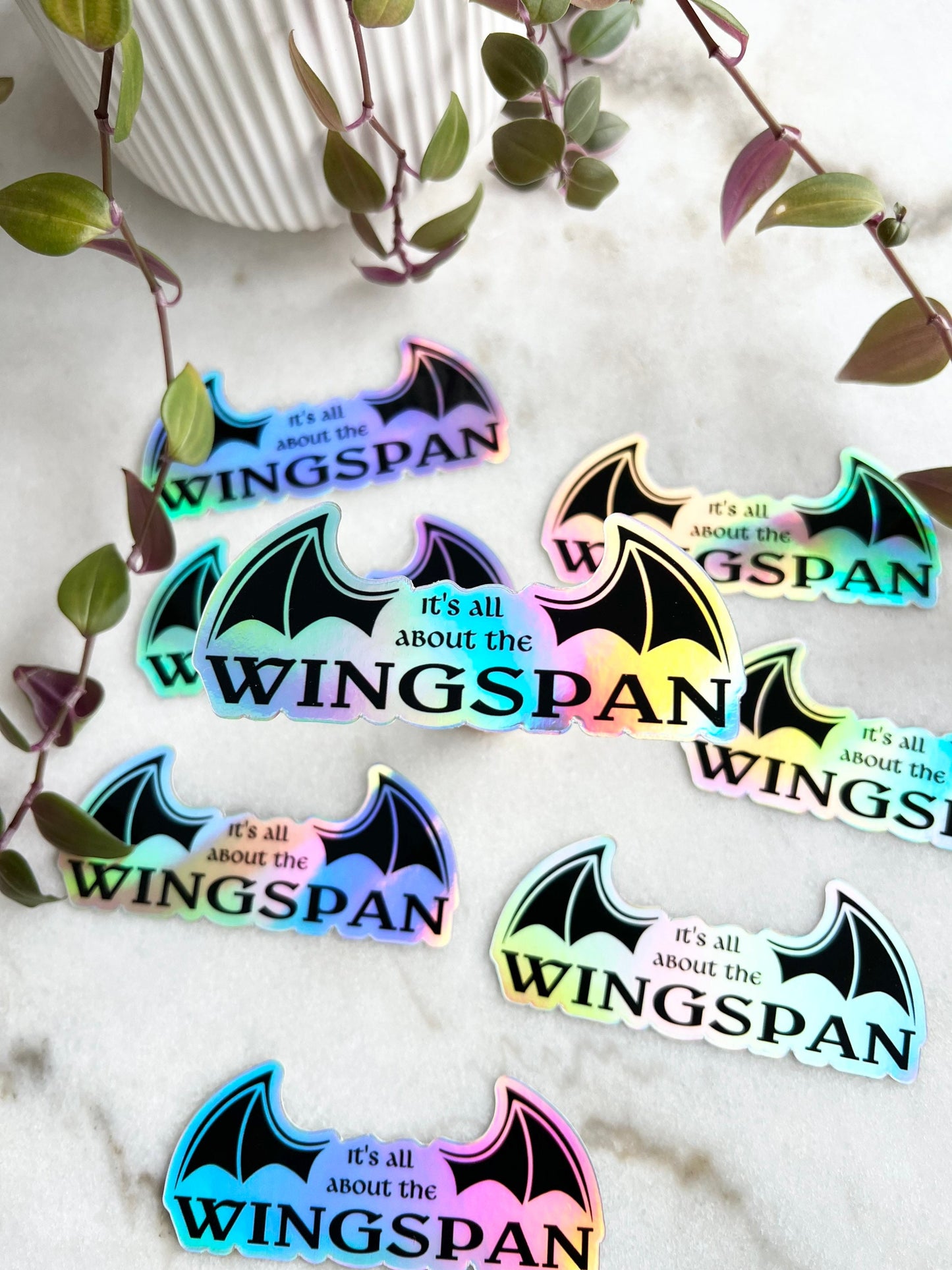 Wingspan holographic sticker