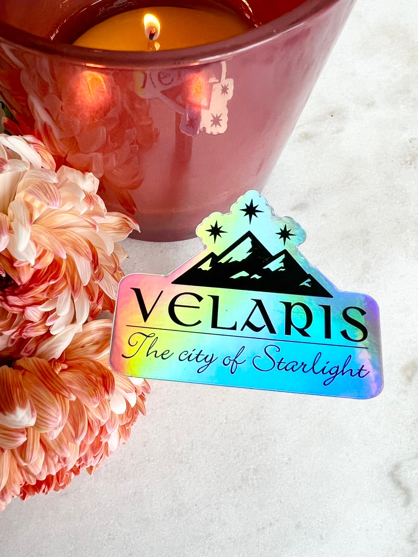 Velaris City of starlight Holographic Sticker