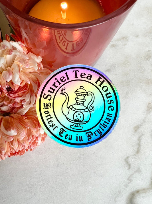 Suriel Tea House Holographic Sticker